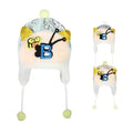 Touca Infantil c/Tapa Orelhas Forrada 15x20cm  Cores Sortidas