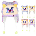 Touca Infantil c/Tapa Orelhas Forrada 15x20cm  Cores Sortidas