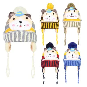 Touca Infantil p/ Menino 15x17cm  Cores Sortidas