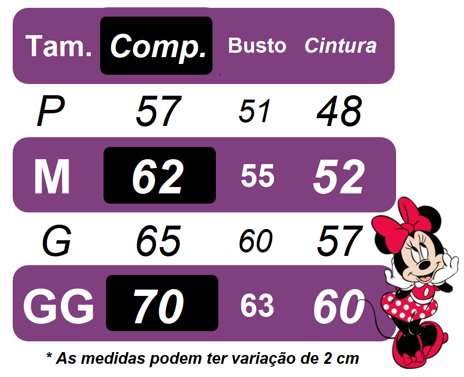 Fantasia Infantil Minnie Vermelha em Cetim com Laço e Renda
