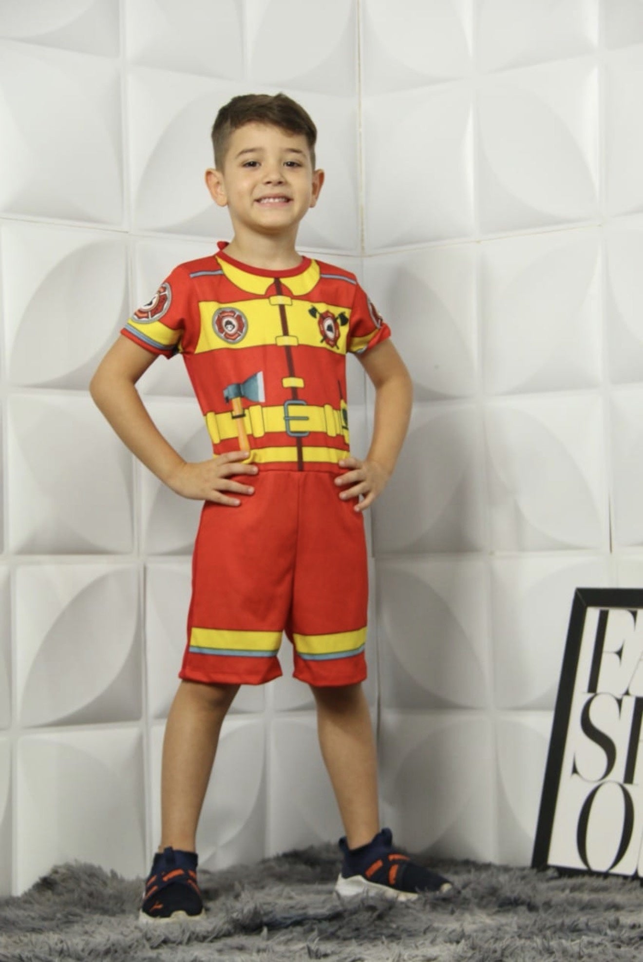 Fantasia Infantil do Bombeiro para Festas