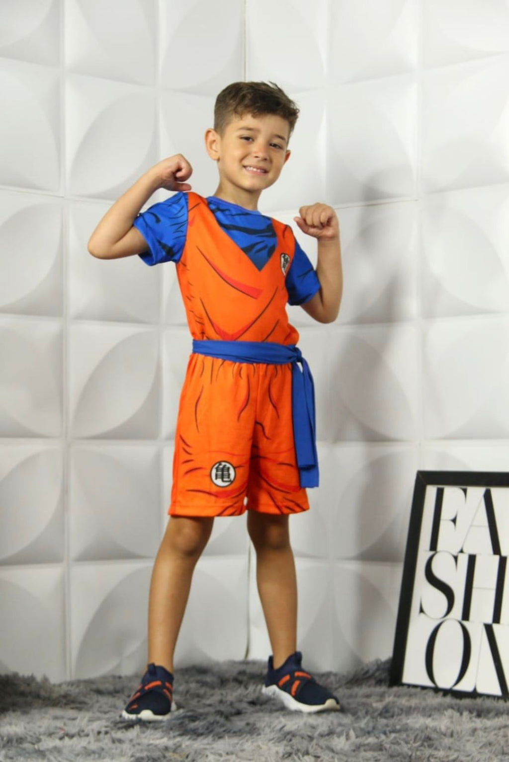Fantasia Infantil Menino Goku Pronta Entrega