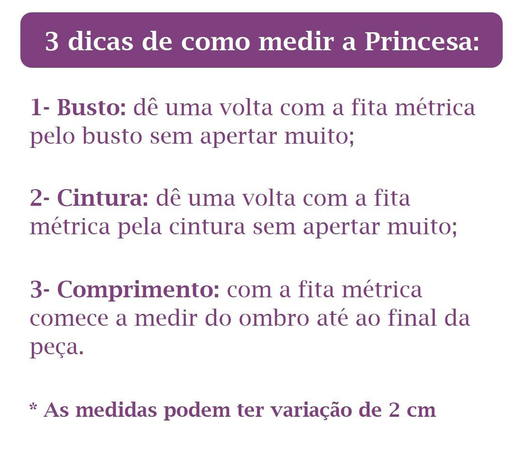 Fantasia Infantil Branca de Neve com Tiara e Capa Amarela