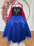 Fantasia Infantil com Capa para Princesas em Luxo