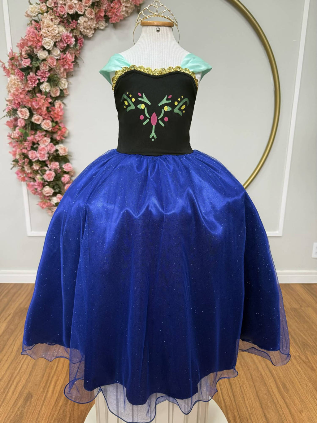 Fantasia Infantil com Capa para Princesas em Luxo