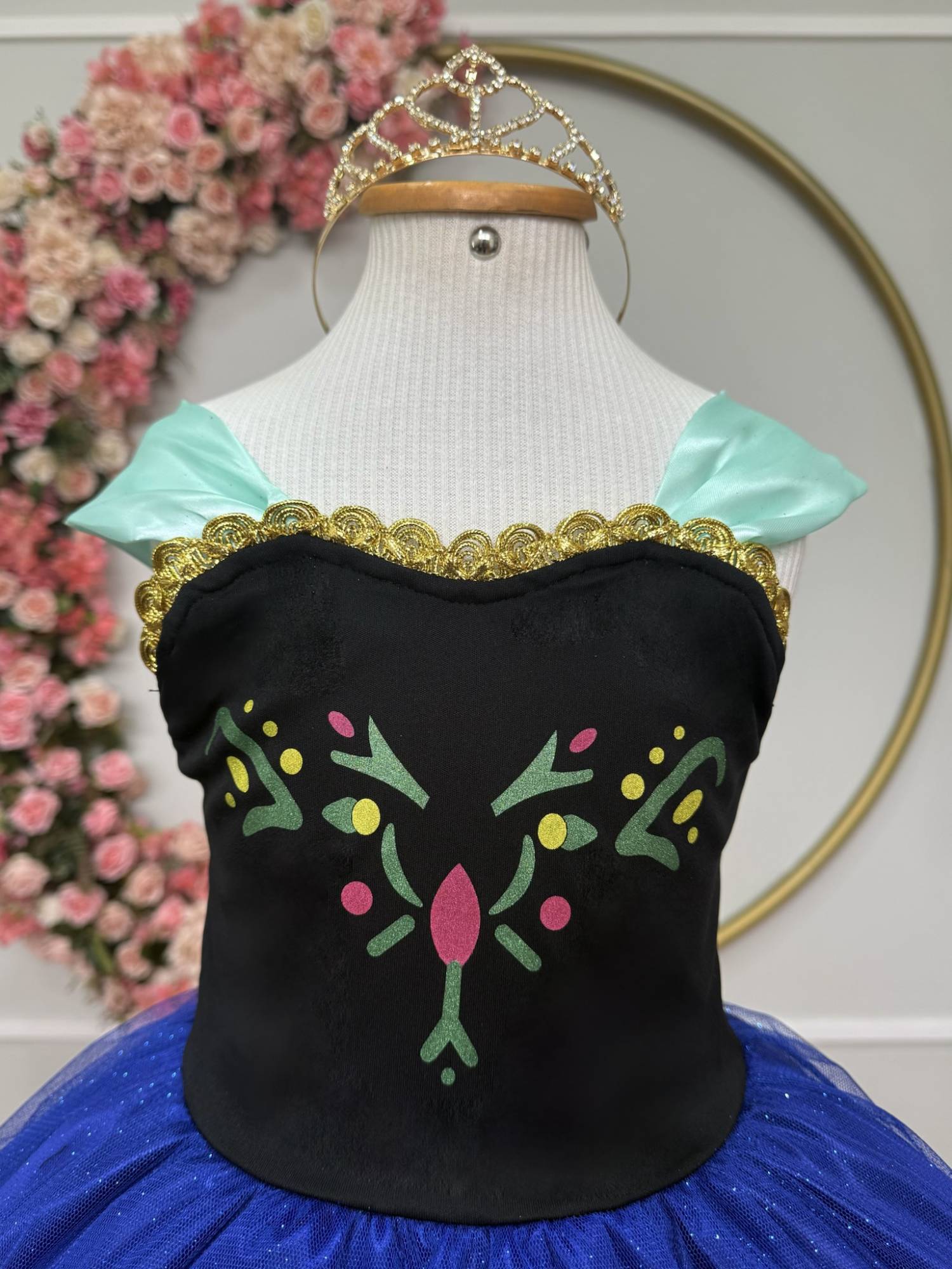 Fantasia Infantil com Capa para Princesas em Luxo