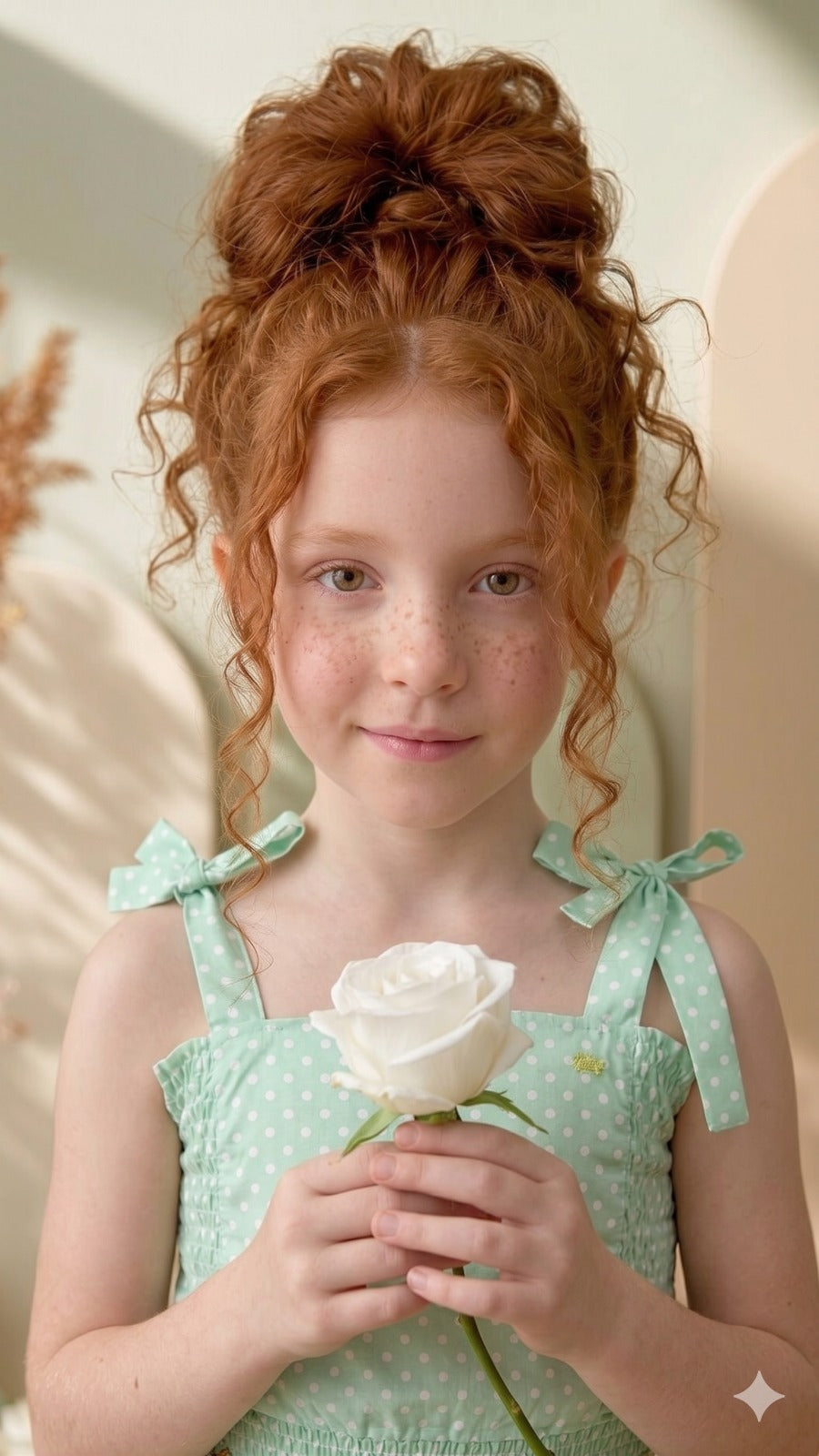 Vestido Infantil Verde Blogueirinha Hermione
