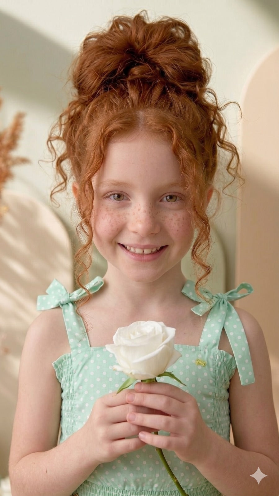 Vestido Infantil Verde Blogueirinha Hermione