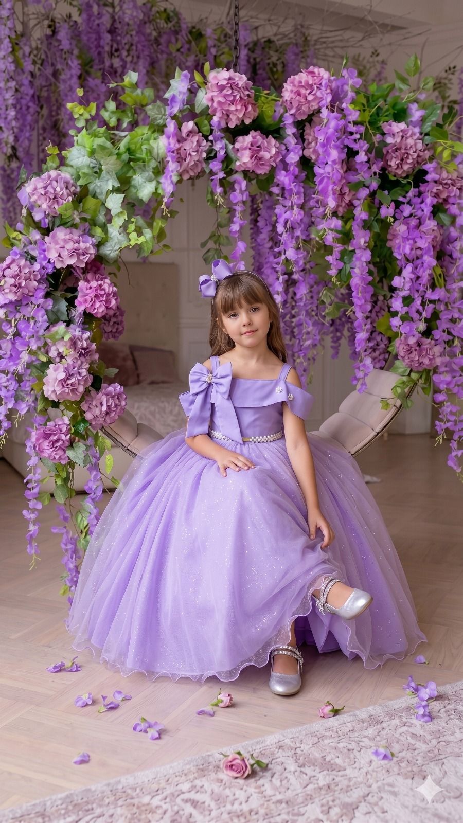 Vestido Longo Lilás Doce Elegância em Tecido Techno Sport
