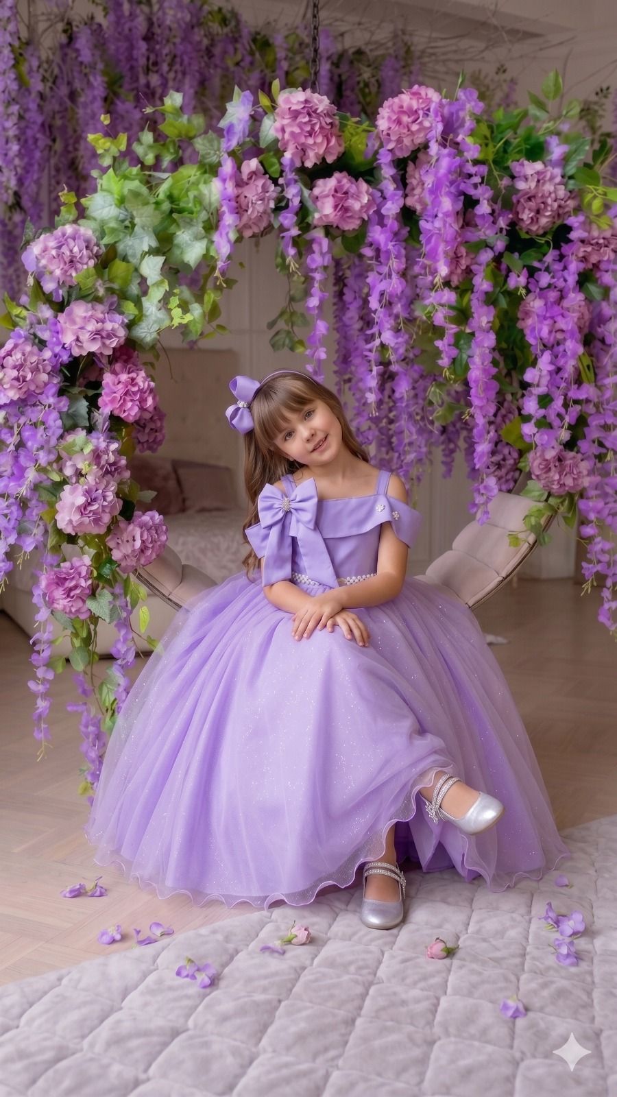 Vestido Longo Lilás Doce Elegância em Tecido Techno Sport